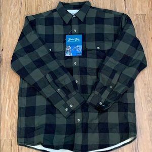 Bimini Bay Insulated Flannel Shirt/Jacket Size L.